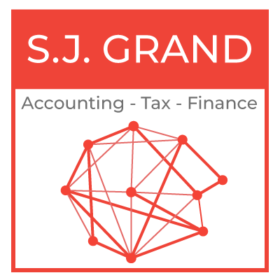 S.J. Grand Financial and Tax Advisory Logo